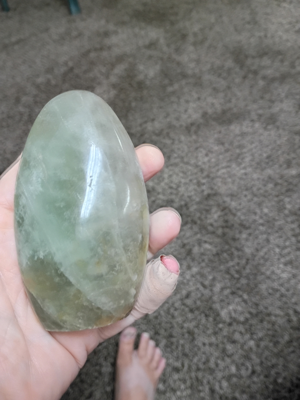 Green Fluorite Free Form